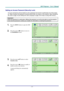 Page 19
DDDLLLPPP   PPPrrrooojjjeeeccctttooorrr   –––   UUUssseeerrr’’’sss   MMMaaannnuuuaaalll   
Setting an Access Password (Security Lock) 
You can use the four (arrow) buttons to set a password and prevent unauthorized use of the projec-
tor. When enabled, the password must be entered after you power on the projector. (See Navigating 
the OSD on page 18 and Setting the OSD Language on page 19 for help on using OSD menus.) 
Important: 
Keep the password in a safe place. Without the password, you will not be...