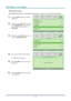 Page 48
DDDLLLPPP   PPPrrrooojjjeeeccctttooorrr———UUUssseeerrr’’’sss   MMMaaannnuuuaaalll   
Resetting the Lamp 
After replacing the lamp, you should reset the lamp hour counter to zero. Refer to the following: 
1.  Press the MENU button to open the 
OSD menu. 
2.  Press the cursor ◄► button to move 
to the Installation II menu. Press the 
cursor button to move down to  
Advanced. 
 
3.  Press the cursor ▼▲ button to move 
down to Lamp Hour Reset. 
 
4.  Press the cursor ► or Enter button.  
A message screen...