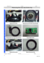 Page 35Delta Elec. Inc.  Vivitek  rev.00 
Company Confidential                    VIVITEK_______________________             Delta____________
  
35 
2008/07/28 
Removing the Lens cap & lens ring 
 
Remove the screw.  Remove the Lens cap & front IR assy. 
Disassemble the Lens cap & IR assy.  Front IR BD views. 
D 
I 
S
A
S
S
E
M
B
L
Y 
Remove this screw.  Take off the lens ring.  