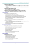 Page 43D
D
D L
L
L P
P
P  
 
  P
P
P r
r
r o
o
o j
j
j e
e
e c
c
c t
t
t o
o
o r
r
r  
 
  –
–
–  
 
  U
U
U s
s
s e
e
e r
r
r ’
’
’ s
s
s  
 
  M
M
M a
a
a n
n
n u
u
u a
a
a l
l
l  
 
 
–  37  – 
Problem: The image is streaked  
1.  Set the  Frequency  and Tracking settings on the  Utility menu of the OSD to the default 
settings. 
2.  To ensure the problem is not caused by a connected PC’s video card, connect to another 
computer.  
Problem: The image is flat with no contrast  
Adjust the  Contrast setting on...