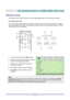 Page 24 
– 18 –
 
ON-SCREEN DISPLAY (OSD) MENU SETTINGS 
OSD Menu Controls 
The projector has an OSD that lets you make image adjustments and change various settings.  
Navigating the OSD 
You can use the remote control cursor buttons or the buttons on the top of the projector to navigate 
and make changes to the OSD. The following illustration shows the corresponding buttons on the re-
mote control and on the projector. 
 
 
 
 
1.  To enter the OSD, press the Menu button.  
2.  There are five menus. Press the...