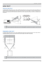 Page 1717
DLP Projector - User’s Manual
Lens Shift
Vertical Lens Shift
The D8800/D8900/D8010W have a lens shift capability which allows the vertical movement of the image without mov-
ing the projector. Lens shift is generally expressed as a percentage of the screen height. For ceiling mounted projectors, 
the lens can be moved 50% (0.6V) downward, while the lens can be moved 50% (0.6V) up or down on a desktop mount -
ed projector.
Desktop Front Projection
Height of projected image
Vertical Shift
Max.
0.5VMax....