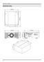 Page 64DLP Projector - User’s Manual
64
Dimensions
508.8mm
508.8mm549.2mm
549.2mm
204.9mm230.3mm
417mm
664mm
719mm   