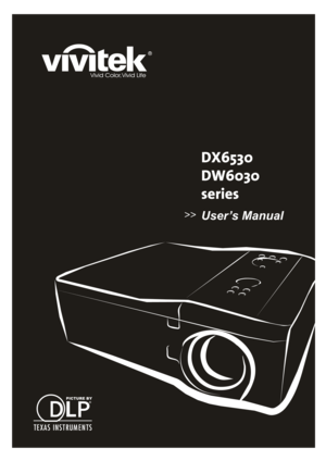 Page 1DX6530
DW6030
series
User’s Manual 