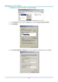 Page 40DLP Projector—User’s Manual 
3.  Right-click on Local Area Connection, and select Properties. 
 
4. In the  Properties  window, select the  General tab, and select  Internet Protocol (TCP/IP) . 
5. Click  Properties . 
 
6. Click  Use the following IP address  and fill in the IP address and Subnet mask, then click  OK. 
 
 
—  32 —  