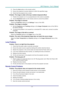 Page 61DLP Projector—User’s Manual 
– 53  – 
2.  Press the  Auto button on the remote control. 
3.  Ensure the projector-to-screen distance  is within the specified range. 
4.  Check that the projector lens is clean. 
Problem: The image is wider at the top or bottom (trapezoid effect)  
1. Position the projector so it is as perpendicular to the screen as possible.  
2.  Use the  Keystone button on the remote control to correct the problem. 
Problem: The image is reversed  
Check the  Projection setting on the...