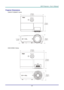 Page 74– 65 – 
Projector Dimensions 
DX881ST/DW882ST Series 
 
 
DX813/DW814 Series 
 314mm
[12.362]
216mm
[8.504]
126mm
[4.961]
111.5mm
[4.39] 216mm
[8.504]
126mm
[4.961]
314mm
[12.362]  