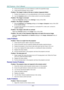 Page 63— 55— 
3. Ensure the projector-to-screen distance is within the specified range. 
4. Check that the projector lens is clean. 
Problem: The image is wider at the top or bottom (trapezoid effect)  
1. Position the projector so it is as perpendicular to the screen as possible.  
2. Use the Keystone button on the remote control to correct the problem. 
Problem: The image is reversed  
Check the Projection setting on the Settings 1 menu of the OSD. 
Problem: The image is streaked  
1. Set the Frequency and...