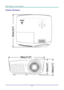 Page 71— 62 — 
Projector Dimensions 
 
  
TEMPPOWERLAMP
 
   