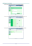 Page 55— 46 — 
The Alert and Mail Settings pages provide status and mail notification functionality. 
 
The Network Setup page provides configuration functionality for wired or wireless network setup. 
 
The Advance Setup page provides broadcasting and projector name modification functionality. 
  