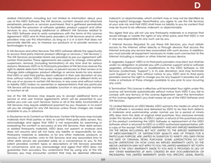 Page 65D
59
related information, including but not limited to information about your 
use of the VIZIO Software, the VIA Services, content viewed and attached 
peripherals, products or services purchased, that is gathered periodically 
to facilitate the provision of software updates, product support and other 
services to you, including additional or different VIA Services related to 
the VIZIO Software and to verify compliance with the terms of this License 
Agreement. VIZIO and its third party providers of...