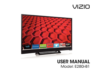 Page 1user manual
Model: E280i-B1
VIZIO   