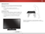 Page 101
4
Place the TV screen-down on a clean, flat surface. To prevent 
scratches or damage to the screen, place the TV on a soft surface 
such as a blanket.
INSTALLING THE TV
After removing the TV from the box and inspecting the package 
contents you can begin installing the TV. Your TV can be installed 
in two ways:• On a flat surface, using the included stand
•  On a wall, using a VESA-standard wall mount (not 
included)
Installing the TV Stand
Your TV includes a stand designed to support the weight of the...