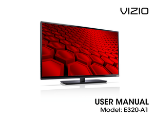 Page 1VIZIO
user manual
Model: E320-A1   
