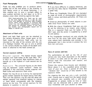 Page 6
Flash Photography
Flash not only enables you to produce photo-graphs full of life and action in the evening, inyour family circle or at social festivities - italso enables you to give a sunlight effect toyour outdoor portraits on dull days, or to fill inshadow areas when shooting against the light.
With black-and-white film. flash can be usedas the sole light source, or it can be com-bined with daylight or artificial light (tungstenlamps). When using daylight or artificial lightcolour film, the...