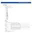 Page 135PRIVILEGED EXEC MODE COMMANDS 3 - 43
3.1.19 erase
Privileged Exec Mode Commands
Erases a device’s file system
Supported in the following platforms:
 AP300
 AP621
 AP650
 AP6511
 AP6521
 AP6532
 AP71XX
 RFS4000
 RFS6000
 RFS7000
 NX9000
 NX9500
Syntax
erase [cf:|flash:|nvram:|startup-config|usb1:]
Parameters
• erase [cf:|flash:|nvram:|startup-config|usb1:]
Examples
rfs7000-37FABE#erase startup-config
Erase startup-config? (y/n): n
rfs7000-37FABE#
cf: Erases everything in wireless controller cf:
flash:...