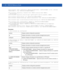 Page 5166 - 88 WiNG CLI Reference Guide
show wireless radio {statistics {detail|window-data} { } {(filter 
)} {(on )}
show wireless regulatory [channel-info |country-code |
device-type]
show wireless regulatory device-type [ap650|ap6511|ap7131|rfs4000] 
show wireless sensor-server {on }
show wireless unsanctioned aps {detail|statistics} {(on )}
show wireless wips [client-blacklist|event-history]{on }
show wireless wlan {config|detail |on |
policy-mappings|statistics|usage-mappings}
show wireless wlan {detail |on...