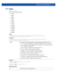 Page 77USER EXEC MODE COMMANDS 2 - 31
2.1.11 logging
User Exec Commands
Modifies message logging settings
 AP300
 AP621
 AP650
 AP6511
 AP6521
 AP6532
 AP71XX
 RFS4000
 RFS6000
 RFS7000
 NX9000
 NX9500
Syntax
logging monitor {|alerts|critical|debugging|emergencies|errors|
informational|warnings|notifications}
Parameters
• logging monitor {|alerts|critical|debugging|emergencies|errors|
informational|warnings|notifications}
Examples
rfs7000-37FABE>logging monitor warnings ?
rfs7000-37FABE>
rfs7000-37FABE>logging...