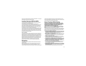 Page 6765
that may cause undesired operation of the device. See RSS-GEN 7.1.5. This Class B 
digital apparatus complies with Canadian ICES-003.Location Services (GPS & AGPS)GPS & AGPSThe following information is applicable to Motorola mobile devices that provide 
location based (GPS and/or AGPS) functionality.
Your mobile device may use Global Positioning System (GPS) signals for 
location-based applications. GPS uses satellites controlled by the U.S. government 
that are subject to changes implemented in...