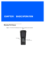 Page 23CHAPTER 1 BASIC OPERATION
BASIC OPERATION1
Workabout Pro4 Features
Figure 1-1Front View of the Workabout Pro4 7528 Long Alphanumeric Keyboard
Speaker
Microphone LED
(Light Emitting Diode) 