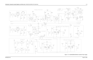 Page 275
Schematics, Component Location Diagrams, and Parts Lists: HUD4022A/HUD4025B (VHF) Main Board 7-156881096C74-B May 25, 2005
Figure 7-13. HUD4025B/HUE4043A Controller Power Supply 