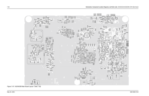 Page 318
7-58Schematics, Component Location Diagrams, and Parts Lists: HUD4022A/HUD4025B (VHF) Main BoardMay 25, 2005 6881096C74-BFigure 7-47. HUD4025B Main Board Layout—Side 2 Top
C0431C0432
C0433
C0434
C0438
C0447
C0449
C0460
C0462
VR0412VR0414
C0475 C0478
C0479
C0423
C0440
L0400 VR0415
VR0423
VR0426
C0422C0424
R0417
VR0418
VR0422
C0428
C0464R0416
R0418
C0441
VR0411
C0454
4
5
8
VR0424
C0435
C0439
C0443 C0445 C0451 C0453 C0456
C0459
C0467C0470VR0425
Q0403R0420
VR0420
C0426
Q0405
R0433
R0524
C3751
C3752
C3753...