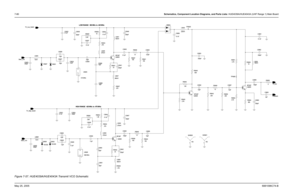 Page 340
7-80Schematics, Component Location Diagrams, and Parts Lists: HUE4039A/HUE4043A (UHF Range 1) Main BoardMay 25, 2005 6881096C74-BFigure 7-57. HUE4039A/HUE4043A Transmit VCO Schematic
G
1
IN
2
OUT2
OUT
1
IN
D5827
270nH
C5836
330pF
L5832 220
R5825
2.4K
330pF
R5850
270
C5860
0.1uF
R5827
11pF
Steer_Line C5843
R5838
C5840 C5853
100 SH5820330pF
15pF
C5850
18pF
C5827
51
TX_INJ
R5832 TP5826
TP5825
R5839
33 Q5826
L5825
15nH
SH5821
330pF C5834 15
R5849
D5831
390nHL5826 330pF
C5862
Q5828
L5830
270nH C5847
220pF...