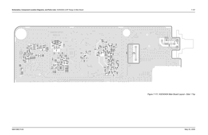 Page 417
Schematics, Component Location Diagrams, and Parts Lists: HUE4040A (UHF Range 2) Main Board 7-1576881096C74-B May 25, 2005
Figure 7-111. HUE4040A Main Board Layout—Side 1 Top
03
8485912F01
REV A
C5280
C5282 C5283
C5284
C5285
C5287
C5288 C5289
C5290
C5291
C5292
C5293
C5294
C5295
C5296
C5297
C5299
C5300
C5301
C5302
C5303
C5305
C5329 C5333
C5343 C5345
C5350
C5351
C5352
C5353C5354
C5355 C5356
C5357
C5358
C5359
C5362
C5363
C5364
C5365
C5366
C5370
C5374
C5375
C5378
C5380
C5381
C5382
C5383
C5385 C5388
C5400...