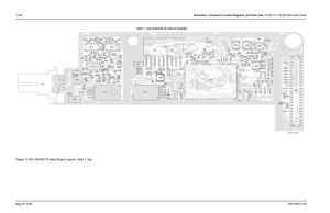 Page 460
7-200Schematics, Component Location Diagrams, and Parts Lists: HUF4017A (700-800 MHz) Main BoardMay 25, 2005 6881096C74-BFigure 7-143. HUF4017A Main Board Layout—Side 1 Top
C0401
C0406
C0407
C0412
C0413
C0417
C0463
C0464 C0467
C0952
C0955 C0956 C0957
C0959
C0962
C0963
C0964 C0965 C0966
C0967
C0971
C0972
C0973
C0975 C0976
C0978
C0979
C0980
C0983
D0952
J0950 3
41
Q0503
Q0955
R0430
R0515
R0531
R0907
R0946R0947
R0950
R0953
R0954
R0960
R0963
R0964
R0967 R0968 R0969
R0970
R0971 R0972
R0973 R0974
R0975
R0976...