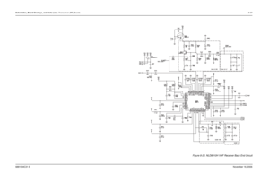 Page 212Schematics, Board Overlays, and Parts Lists: Transceiver (RF) Boards8-376881094C31-ENovember 16, 2006
Figure 8-25. NLD8910H VHF Receiver Back End Circuit 