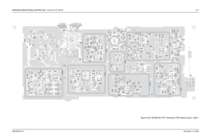 Page 216Schematics, Board Overlays, and Parts Lists: Transceiver (RF) Boards8-416881094C31-ENovember 16, 2006
Figure 8-29. NLD8910H VHF Transceiver (RF) Board Layout—Side 1
C3
C4 C5
C6C7 C8
C13 C14
C15
C28
C101
C102 C103
C104
C106C107
C108 C109
C110C 111
C113
C114
C115
C117
C118
C119
C121
C122 C123
C124
C125
C126
C130 C131
C133
C134
C135
C136
C137C138
C139
C140
C141
C142
C143
C144
C145 C147
C148
C209
C212
C213
C214C215
C216
C221
C224
C225
C226C227 C233
C234 C235 C237
C238
C240
C241C301
C302
C303 C304
C305
C306...