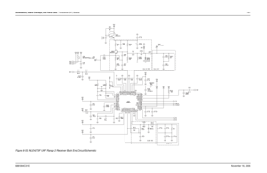 Page 256Schematics, Board Overlays, and Parts Lists: Transceiver (RF) Boards8-816881094C31-ENovember 16, 2006Figure 8-53. NLE4273F UHF Range 2 Receiver Back End Circuit Schematic 