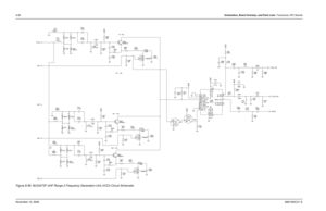 Page 2618-86Schematics, Board Overlays, and Parts Lists: Transceiver (RF) BoardsNovember 16, 20066881094C31-EFigure 8-58. NLE4273F UHF Range 2 Frequency Generation Unit (VCO) Circuit Schematic 