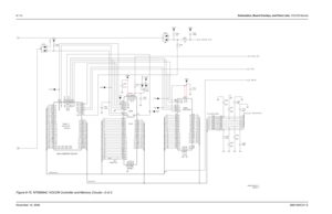 Page 2898-114Schematics, Board Overlays, and Parts Lists: VOCON BoardsNovember 16, 20066881094C31-EFigure 8-75. NTN9564C VOCON Controller and Memory Circuits—2 of 2
1713
17100 R460
8
33pF VSW2
R430
C435 390
R435
390 3
WAIT
115
6 5
1933pF C433 112
33pF C436
D1
VSS2 E6
VSS3 E3
3 VSW2
EN_OE
EN_WE G5
LB A1
NC1G2
NC2H6 UB B2
VCC1E1
VCC2D6 VSS1
D5
D4E5
D5F5
D6F6
D7G6
D8B1
D9C1 DOB6 A2
C5
D10C2
D11D2
D12E2
D13F2
D14F1
D15G1 D2C6
D3
B4
A5 C3
A6 C4
A7 D4
A8 H2
A9 H3CS1 B5
CS2 A6
D1
G4
A14 F3
A15 F4
A16 E4
A17 D3
A18 H1A2...