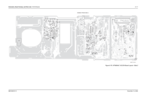 Page 292Schematics, Board Overlays, and Parts Lists: VOCON Boards8-1176881094C31-ENovember 16, 2006
Figure 8-78. NTN9564C VOCON Board Layout—Side 2
B104 B201
B502
C101
C106
C107 C108C109
C110C 111
C112C114
C115
C116C117 C118
C119
C120
C121 C122
C123C138
C204
C205
C206C209
C230C234
C251
C252C253
C312
C422 C423C424C427
C453
C502
C503C504
C505C506
C507
C514
C515 C550 C551
C552
C556
D201 D202
4
58 D206
D302
D303 D304
D305
D306 D307
D308
D401
D402
D403
D502
D503
D505
D50740
39 2
1
J701
L201L202L203
L204L501 L502
M101...