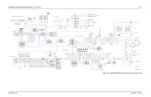 Page 300Schematics, Board Overlays, and Parts Lists: VOCON Boards8-1256881094C31-ENovember 16, 2006
Figure 8-81. NNTN4563A/B VOCON Universal Connector Circuit
63B81096C55-O
GCAP L205, L206, L209, and L210 have
been changed to R263, R264,
R261, and R262 respectively,
0 ohm on NNTN4563B.
SECURE MODULE
FLIPPER
PATRIOTSECURE MODULE
GCAPPATRIOT
A/D
V2 300 R203
1K R231R245
C2111K
470pF
TP208
L202
270nH
R213
47K R209
10K
TP215 470pFC202
R240
10K
1% 270nH
L207
470pFC207
470pF C217 V2
R242390V2 E206
V2
1K
R23550.1uFC251...