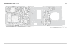 Page 334Schematics, Board Overlays, and Parts Lists: VOCON Boards8-1596881094C31-ENovember 16, 2006
Figure 8-104. NNTN4717D VOCON Board Layout—Side 1
5871E04
B101
C102
C103C104
C113C124
C125 C126 C127 C128 C129 C130
C131
C132 C133 C134
C135C136C137
C170
C171
C172
C201
C202
C203
C207
C208
C210
C211
C212
C213C214 C216 C217
C218
C219 C220 C221
C223
C224 C225
C226 C227
C231
C232
C233
C254
C301
C302C304C306
C308C309
C310
C311
C317
C320
C325
C330 C401
C409C411
C414C415
C417
C418
C419 C420
C421 C425
C427
C428
C437C438...