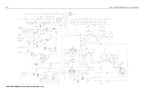 Page 544-14UHF2 1-25W PCB 8488978U01 (rev. D) / Schematics
9V COMP_B+
B+
BATT_SENSE
DNP
VAG=4.5v
3.3V to IFIC, ASFIC 3.3V RF REGULATOR
3.3v digitalDNPDNP
DNP
TO SHEET 2
DNPDNP
DNP
DNP DNP DNP
DNP
1.n220.p C5113
100nC5017
C5120
47u C5066
120.p
VSTBYVS_MIC
VS_AUDIO_SEL5V_CH DC_POWER_ON
10.0u C5006
C5070
120.p 10.0u C5008C1034
150.K R5020
R5053 L500
10.K R5052 1.KR5001
C1085
39.pC5000
1n
HIGH 16
5
4 2
1.uC5045 1019447
DNPUSE NLAS4599 On /Off for ATE
Come from Pin GCB2 of ASFIC
3.3v Digital REGULATORFor mid_band...