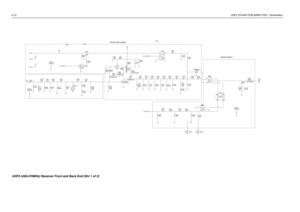 Page 524-12UHF2 25-40W PCB 8486577Z01 / Schematics
SH301
SHIELD
19V
3V
5V 3V
5V 9V
RX_EN
IF300
1
C1121
3.3pF
SH300
SHIELD
14.7p C341
18.08n 18.08nL309 L300C334
20.p 3.9p C345
10.pC3382.4p C340 C339
2.4pF
C300
51.p
RX
C370
24.p C328
43.p
8.2p C368
L310
18.08n CR301
82.p C353 Q300Q306
10.K R346
R345
10.K10.K R300 R310
15.K9R
R326
2.7KQ301
120.pC349
C326
2113743E07.022uF
0662057A47R330
820L301
150.n
BFS540 Q303
36.p C3570662057A05R347
15 220.R336
C346
4.3p
39.p C355 0.1uF C351
2113743E201nC323120.p C350
100...