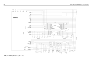 Page 464-6VHF2 1-25W PCB 8488977U01 (rev. C) / Schematics
Option Board Connector
Accessory Connector Control Head Connector28 pins connector
TX AUDIO SEND
DETECTOR AUDIO SENDTX AUDIO RETURN
UNMUTED RX AUDIO SEND POST-LIMITER FLAT TX AUDIO RETURN
RX AUDIO RETURN OPTION BOARD ENABLE
DATA READY/REQUESTRESET DIGITAL 3.3 VOLT SUPPLY
GND VOICE STORAGE INT
GND EXTERNAL MIC ANALOG 3 VOLT SUPPLY SERIAL CLOCK
SERIAL DATA RETURN SERIAL DATA SEND
PUSH TO TALK DISPLAY DRIVER CHIP SELECT
NC BACKLIGHT KEYPAD ROW
KEYPAD...