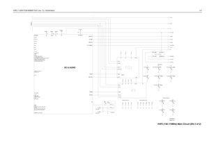Page 47VHF2 1-25W PCB 8488977U01 (rev. C) / Schematics4-7
DC Connector
DC & AUDIO
TO SHEET 1
PEDS FOR GND CONTACTS CONTACTS FOR PA CLIP
73D02968C63-0
SHEET4OF8
9R
SPI_MOSISPI_CLK
ASFIC_CS
RX_AUDIO_RETURN_OPT_BRD CH_ACT
5V
uP_CLK F1200 HSIO
LSIO
3V
VS_MICPWR_SET
GND1
9V 5V
DET-VFWD
1
GND
1
GND
3V
PLTD_HOLE3_5x7_0_TRIMMEDM7
1
GND
TP3
TEST_POINT1
FILT_SW_B+
9V
P2-1
1
M110
P2-2
2 D3_3V5V
1M112
GND
16.8MHz3V 5V
9R
MOD_IN
RX_INJ SPI_CLK
SPI_MOSI
SYNTH_CS
SYNTH_LOCKTX_INJ
BOARD HOLES (SOURCE) (SOURCE)(SOURCE)...