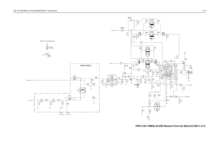 Page 53VHF 25-45W Band 2 PCB 8486487Z03-B / Schematics4-13
NU DNP
NU TC7W04F
U301-2
NU DNPDNP
MIXER SHIELD
Check if it is 3v or another value
1.8K R328
22pF C360
10KR320 20KR306
2.4KR326
12 K R313
A2
A4 K1
K3
U302
FL30 3
CFWC455G
3GND1
GND2
4 1
IN2
OUT
R304
33K
C367
2.7pF 100 R336
33pF C307
0.1u F
C352
T301
XFMR
4 6
3 1
21.2K R329
C336
6.8pF
30pF C353 R323
4.7K0.1uFC311
C319
0.1uF
U301- 3TC7W04F
R312
13K
TEST_POINTTP4
1R316
12K
R3020
0.1uF
33.47nHC313
L312D302
C335
9.1pF
1000pFC326C305
0.1uF
15KR311 C364...