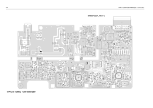 Page 444-4VHF1 1-25W PCB 8486672Z01 / Schematics
8486672Z01_REV O
C301 C302
C303
C304C305
C306
C307C308
C309 C310
C311
C312
C313 C314
C315 C316
C317
C318 C319
C320
C322
C335
C336 C352
C353
C356C357
C359
C360
C364
C367
C402
C406C411
C414 C418
C490
C602
C603C604
C605 C606
C607C608
C609 C610C611
C612
C613C614
C615C616
C617
C618C619
C620
C621 C622 C623
C624C625
C626 C627
C628 C629 C630C631 C632 C633
C662 C678
C1001
C1004 C1005
C1007
C1008 C1009
C1011C1012 C1013C1014
C1015
C1016C1017
C1018
C1019
C1020C1021...