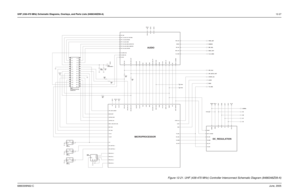 Page 209UHF (438-470 MHz) Schematic Diagrams, Overlays, and Parts Lists (8486348Z09-A)12-276880309N62-CJune, 2005
AUDIO
DC_REGULATION
MICROPROCESSOR
CONNECTOR ACCESSORY/KEYPAD23
NU8
S443
1A1
3
A22 B1
4
B2
NU
14
5V
NU
15
D3_3V
3V D3_3V
NU
18
NU
25SW_B+
NU
123V
SPI_DATA_OUT
SQ_DETSW_B+
SYNTH_CS
TX_ENA
VOLUME
VOX
VS_CS
VS_INT
uP_CLK
1000pF
5TC500
TP404
NU2
NU
175V
TP301SW_B+
NU
5
NU
16
R504
NU6
NU
3V
TP403
NU
3
NU4
5V
NU
13
NU
28
NU
21
5R
NU
19
R505
100 100
NU
20
NU
22
NU
24
C1C1GND7GND19PC01
PC12
PC24
PC3 8...