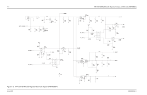 Page 687-14VHF (136-162 MHz) Schematic Diagrams, Overlays, and Parts Lists (8486769Z02-A)June, 20056880309N62-C
5 V (Rx)
0 V (Tx)0 V (Rx)
5 V (Tx)
3.3 V (Rx)
0 V (Tx)
0 V (Rx)
3.3 V (Tx)5 V 
3.3 V 
3.3 V 
3 V  0 V  (OFF)7.5 V  (ON)
0 V  (OFF) 7.5 V  (ON)
7.5 V  (OFF)0 V  (ON)
0 V  (OFF) 3.3 V  (ON)7.5 V  
0  V (Tx)
0 V (Rx)
5 V (Tx)
5 V (Rx) C313
.01uF
150pF C323
U330
TK71730S
BYPASS 4CTRL 3
GND2 1
VIN VOUT5 .01uF
100 R506C304
10uF C312
C302
390pF
10uF C334 F301
3A5
C333
.01uF U310
TK71750S
BYPASS 4CTRL 3GND2...