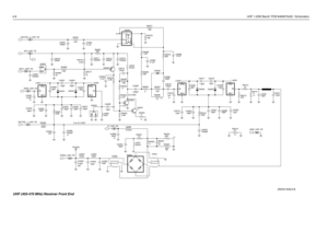 Page 1304-8UHF 1-25W Band1 PCB 8485670z02 / Schematics
R4066C4069
R4070
.01uF
C4068
100pF
C4065390
C4064
0.1uF
0
100pF390
R4064R4062
1.5K
R4063R4072
10KR4071
10K
C4062
0.1uF R4061
10K
C4061
330pF
R4069
1KR4068
C4066 1.5K
C4067
3300pF
R4054
R4055 R4053
R4052
0 C4060 R4060
330K
L4008
470nH R4022
L40060
R4020C4051
15nH10pF
L4054C4031
13pF
15nH L4053
27nH
C4055
6.2pF
NUC4054
16pFC4053R4051
16pFC405251
L4051
82pF150nHL4005
L4001L4002L4004 C4010
1.8pF 330pF
C4029
C4027C4030
1.8pF
1.8pF
1.8pF C4026
R4013R4015
270...