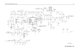 Page 139UHF 25-40W PCB 8480643z06 / Schematic4-17
CR4302R4361
180
CR4301
0 R4315L4332
GNDRXINJ VCOBIAS_2
100pF
VCTRL_UHF_VCO
C4312
12pFC4309
R4311390nH
7.5KL4361.022uFC4336
R4333 C4305
VacC4339
CR4303R4302
10KR4346
10K
1pF C4321C4314
1.5pF5V_UHF_VCO
C4318
0.1uF
C4381
0.1uF
NU1K R4343
C432330 R4313R4344
10Q4332 0.1uF
CR4311 100pFC4352
C4363
C4301C4333 C4372
SH4301
SHIELD R4332
4.7uF C43250RXINJ_UHF_VCO
1P1
2
P2
3P3R4347 TXINJ_UHF_VCO
L4312 RESONATORL4331
33nH
L4301
390nHTRB_UHF_VCO
C4315
100pF22 R4331...