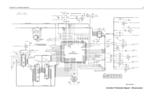 Page 269Controller T2 / Schematic Diagrams3-7
16Kx8bit
GP6_IN
GP4_IN
GP3_IN
HSIO
GP4_IN VS_CS
EXP1_CS
GP1_IN
CLK
VOX LSIO
GP7_INHC138_A0
ON_OFF_SENSE
EEPROM
OPT_CS
HC138_A1
HC138_A2
MISO
CLK
GP5_IN
GP6_IN
F1200
CHACT
GP8_OUT
SQ_DET
HC138_A1
H/W-Version & Memory size
512kx8bitGP4_OUT
GP7_OUT (EXT_BD_PTT & DATA_PTT)EE_CSGP2_OUT
GP8_OUT
RAM
FLASH ROM
GP4_OUT GP7_OUTLVZIF_CS REF_CS
HC138_A2 EXP2_CS
GP7_IN
MISO
SYN
GP8_IN
LSIO
GP8_IN GP3_IN
PE6
HC138_A0
32kx8bitGP5_IN
EE_CSDATA
1 0
GP4_OUT
GP7_OUT
CSX
HSIO...