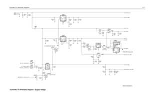 Page 273Controller T5 / Schematic Diagrams3-11
470pF
C0661
47uF C0601
R0642
7.5K
33uF C0641
470pFC0644
0.1uF C0681 J0601-2
C0612
0.1uF
R0641 J0601-1
10K
R0662C0662
.01uF
150K D0660R0652
1024K
Q0641
R0621
GND
3
INPUT 2
RESET_1
C0654U0653MC33464N-45ATR
10uF
U0651MC78M05GND2 IN 1
3
OUT
TP0661
C0663
0.1uFR0643
1.2K
0.1uF C0655 D0651
Q0661
R0611
56K
NU 5.6V VR0671
Q0681
68K R0682 18K R0681 E0631
57R0122uF C0611
10 R0651
33uF C0652 0.1uF
NU C0651
0.1uF C0645 24V VR0601
470pF C0621
C0622
47uF
NU
6 GND2
2
ON_OFFVIN 4...