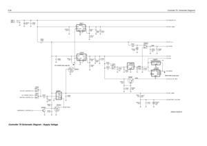 Page 2903-28Controller T9 / Schematic Diagrams
C0621
NU
2
GND
1
IN OUT3
TP0661NU 0.1uFNU
NU J0601-3
Q0663D0621
C0603
10uF
R0661
1KVR0621
5.6V
2
NC1 3
NC2 5NC36
NC47
8
NC5 RESET1
U0652MC33064GND
4
INPUT MC78M05
U0651
0.1uF C0663R0643
0.1uF 1.2K
C0651
C0655 0.1uF C0645 24V
470pF VR0601
ON_OFF 2 4
VIN5
VOUT47uF C0622
U0641LM2941
1
ADJGND1
3GND2
6
Q0661
R0611
56K
VR0671
5.6V 68K
Q0681
R0682 R0681
18K 57R01E063122uF C0611
R0651
10
C0652
33uF R0612
4.7K
D0661
Q0662
R0671
30K R0671
30K
10K
6
2
ON_OFFVIN 4
VOUT5
R0672...